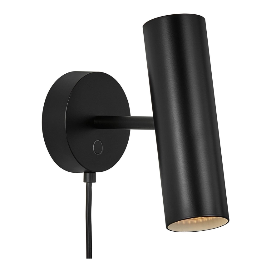 DFTP by Nordlux - Foco de pared MIB 1xGU10/8W/230V negro