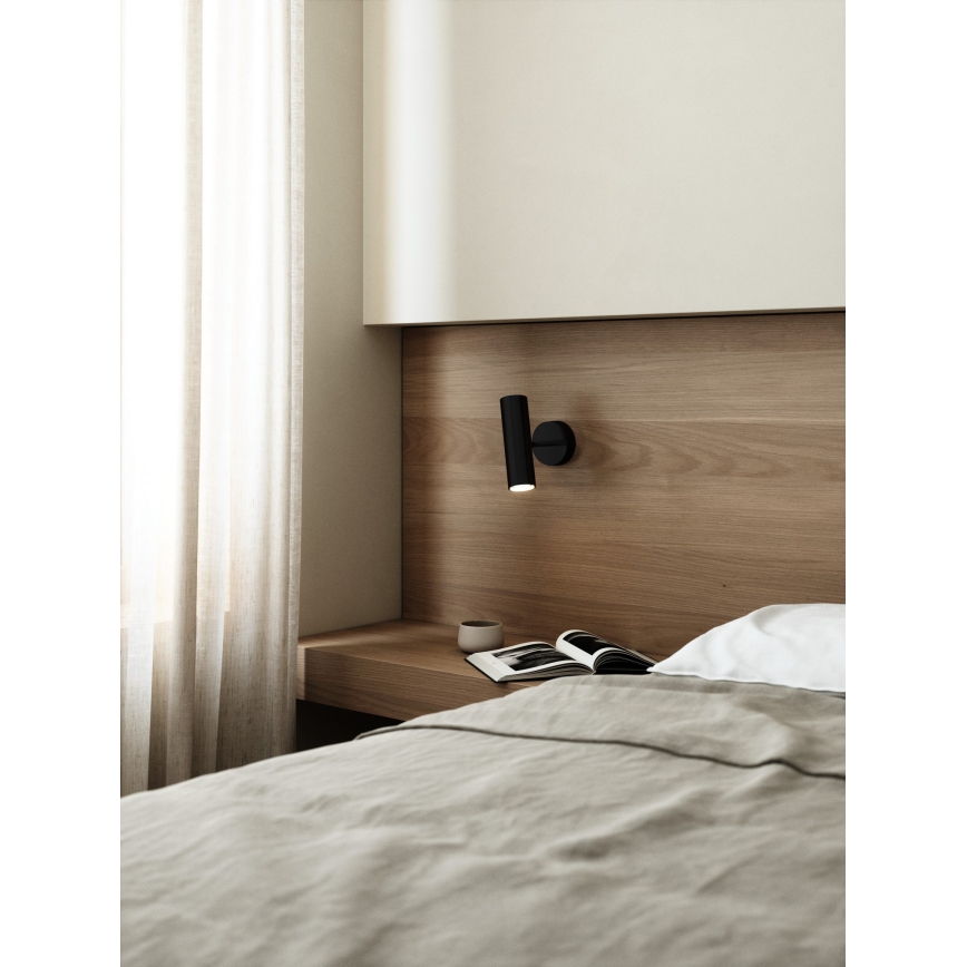 DFTP by Nordlux - Foco de pared MIB 1xGU10/8W/230V negro