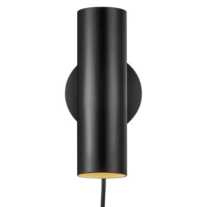 DFTP by Nordlux - Foco de pared MIB 1xGU10/8W/230V negro