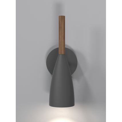 DFTP by Nordlux - Foco de pared PURE 1xGU10/8W/230V gris