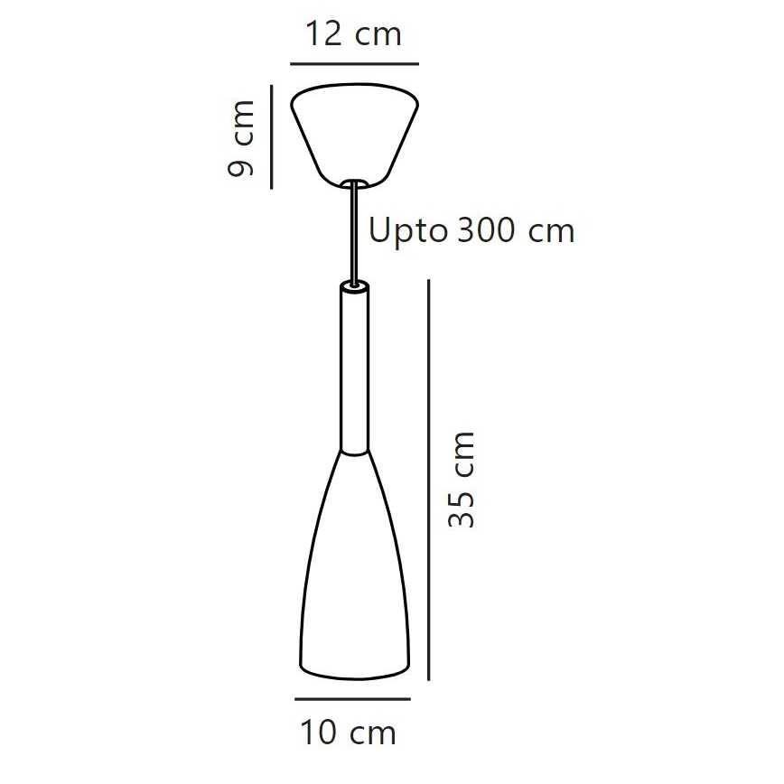 DFTP by Nordlux - Lámpara colgante PURE 1xE27/40W/230V diá. 10 cm blanco/nogal