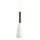 DFTP by Nordlux - Lámpara colgante PURE 1xE27/40W/230V diá. 10 cm blanco/nogal