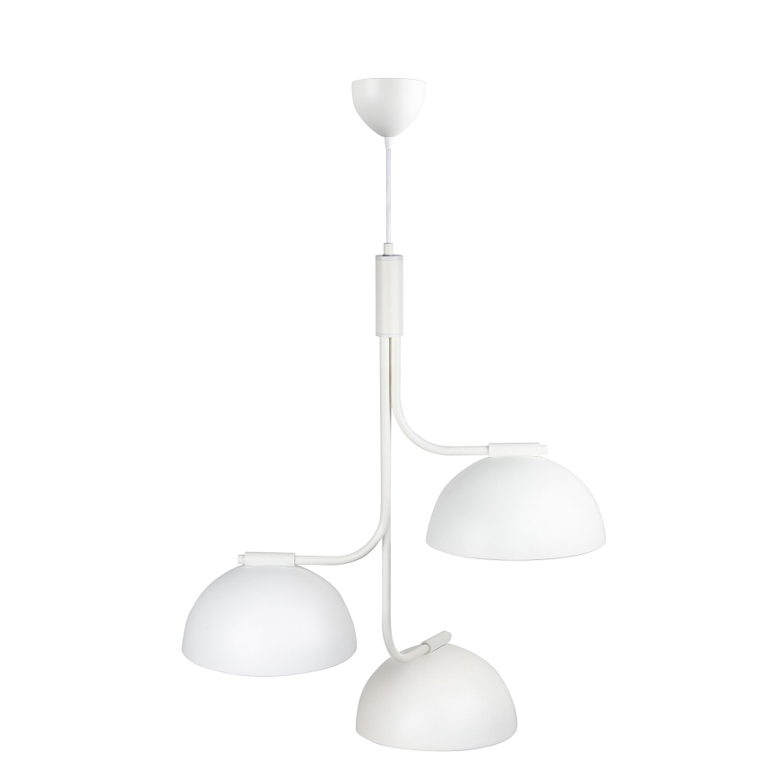 DFTP by Nordlux - Lámpara colgante TULLIO 3xE14/25W/230V blanco