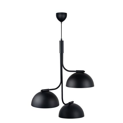 DFTP by Nordlux - Lámpara colgante TULLIO 3xE14/25W/230V negro