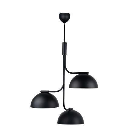 DFTP by Nordlux - Lámpara colgante TULLIO 3xE14/25W/230V negro
