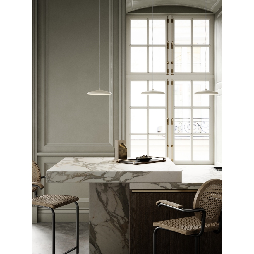 DFTP by Nordlux - Lámpara de araña LED regulable ARTIST LED/14W/230V diá. 25 cm beige