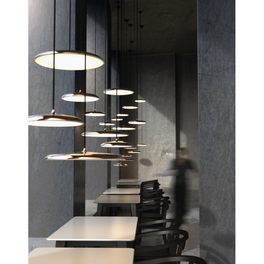 DFTP by Nordlux - Lámpara de araña LED regulable ARTIST LED/14W/230V diá. 25 cm cobre