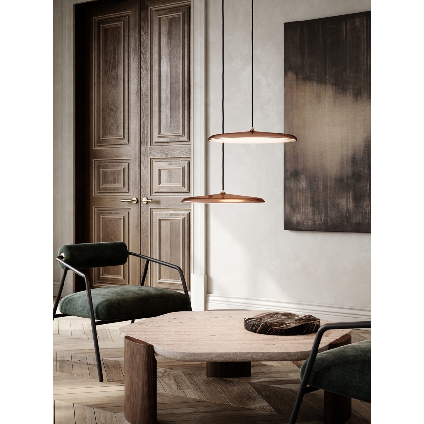DFTP by Nordlux - Lámpara de araña LED regulable ARTIST LED/24W/230V diá. 40 cm cobre