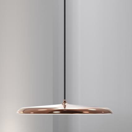 DFTP by Nordlux - Lámpara de araña LED regulable ARTIST LED/24W/230V diá. 40 cm cobre