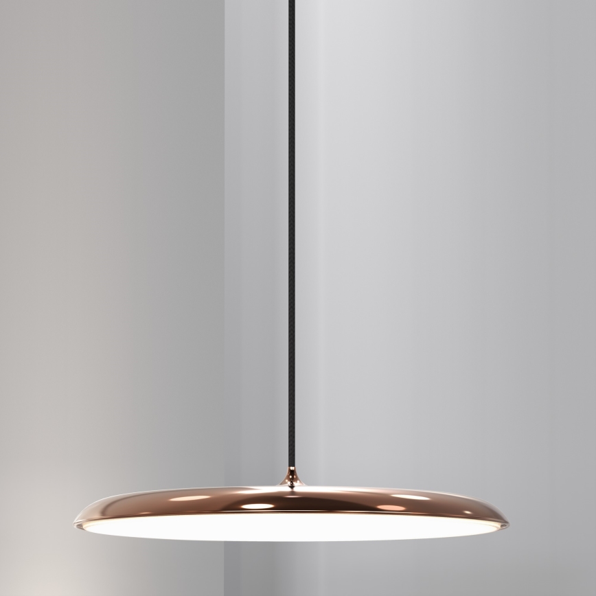 DFTP by Nordlux - Lámpara de araña LED regulable ARTIST LED/24W/230V diá. 40 cm cobre