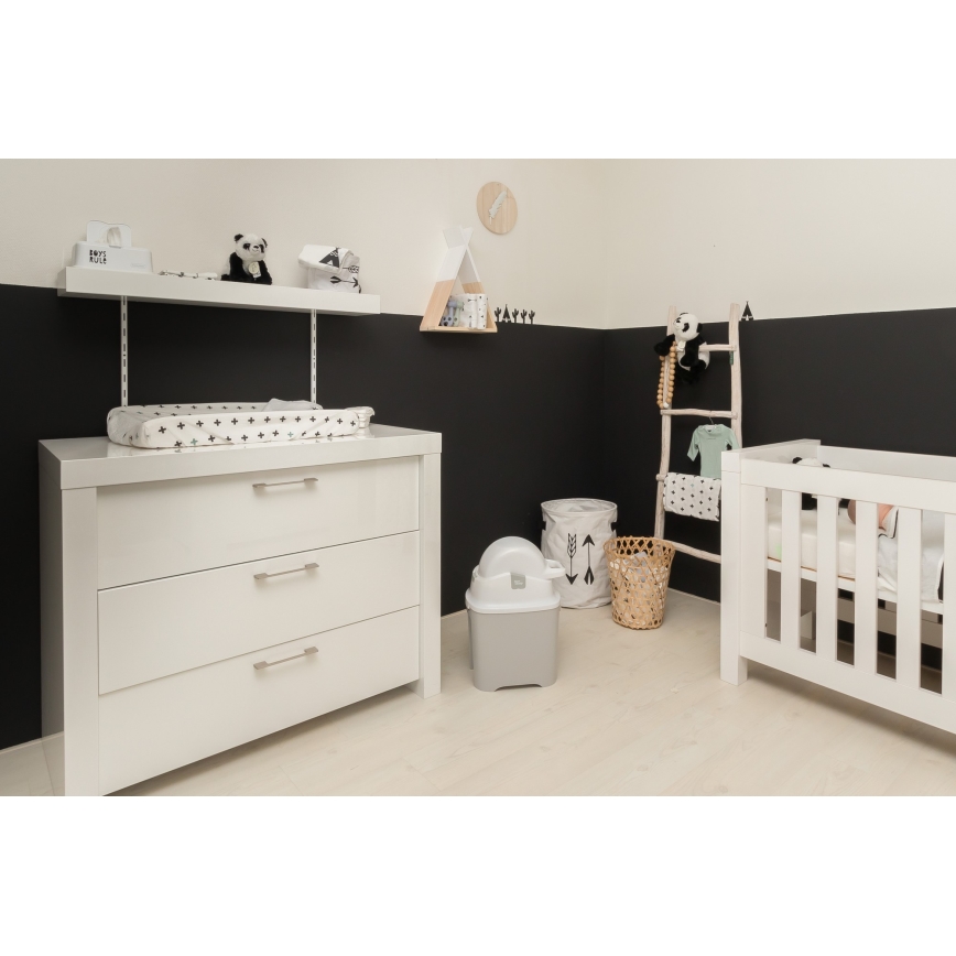 DiaperChamp - Papelera de pañales ONE gris