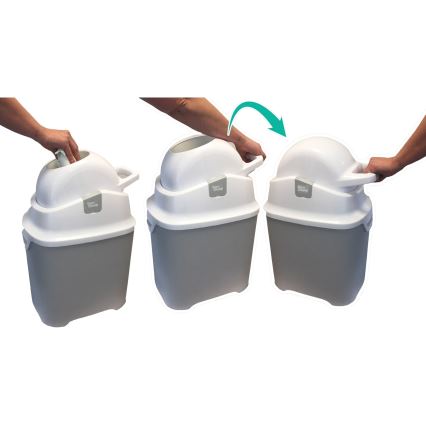 DiaperChamp - Papelera de pañales ONE gris