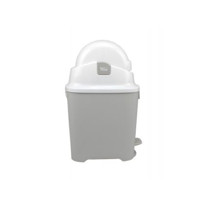 DiaperChamp - Papelera de pañales ONE HANDSFREE gris