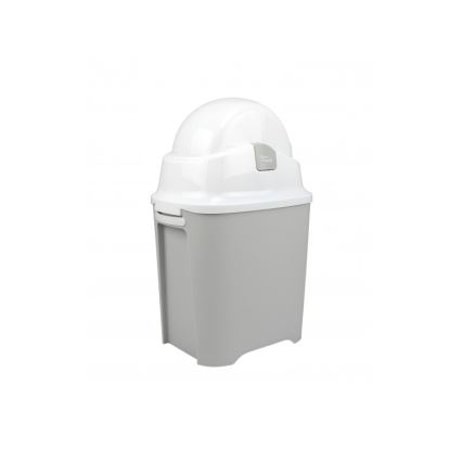 DiaperChamp - Papelera de pañales ONE HANDSFREE gris