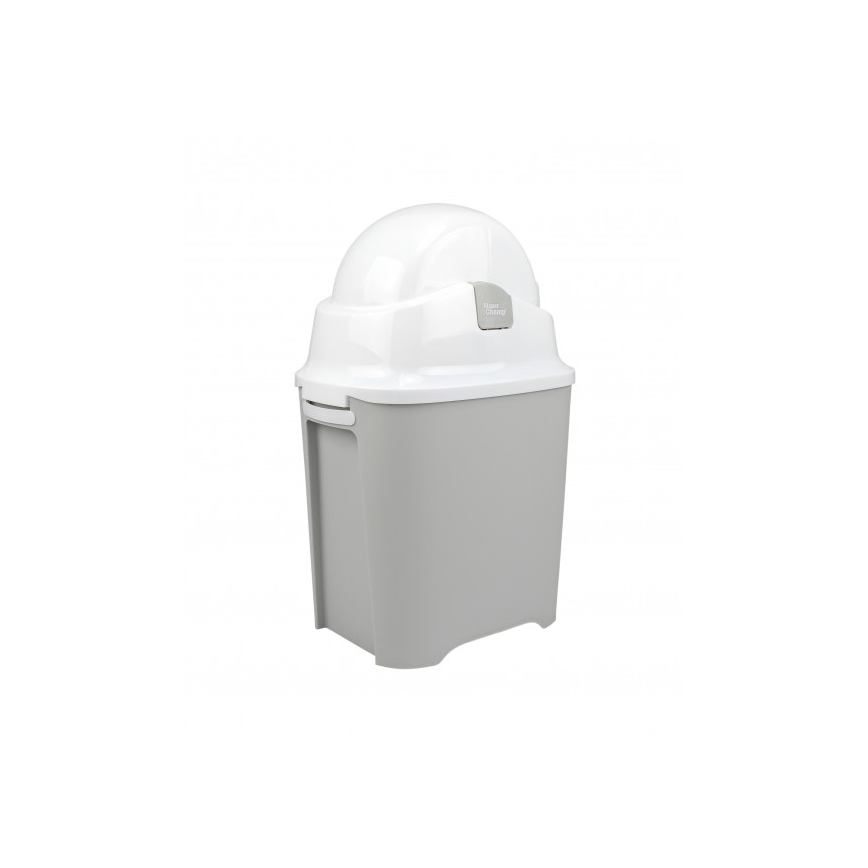 DiaperChamp - Papelera de pañales ONE HANDSFREE gris