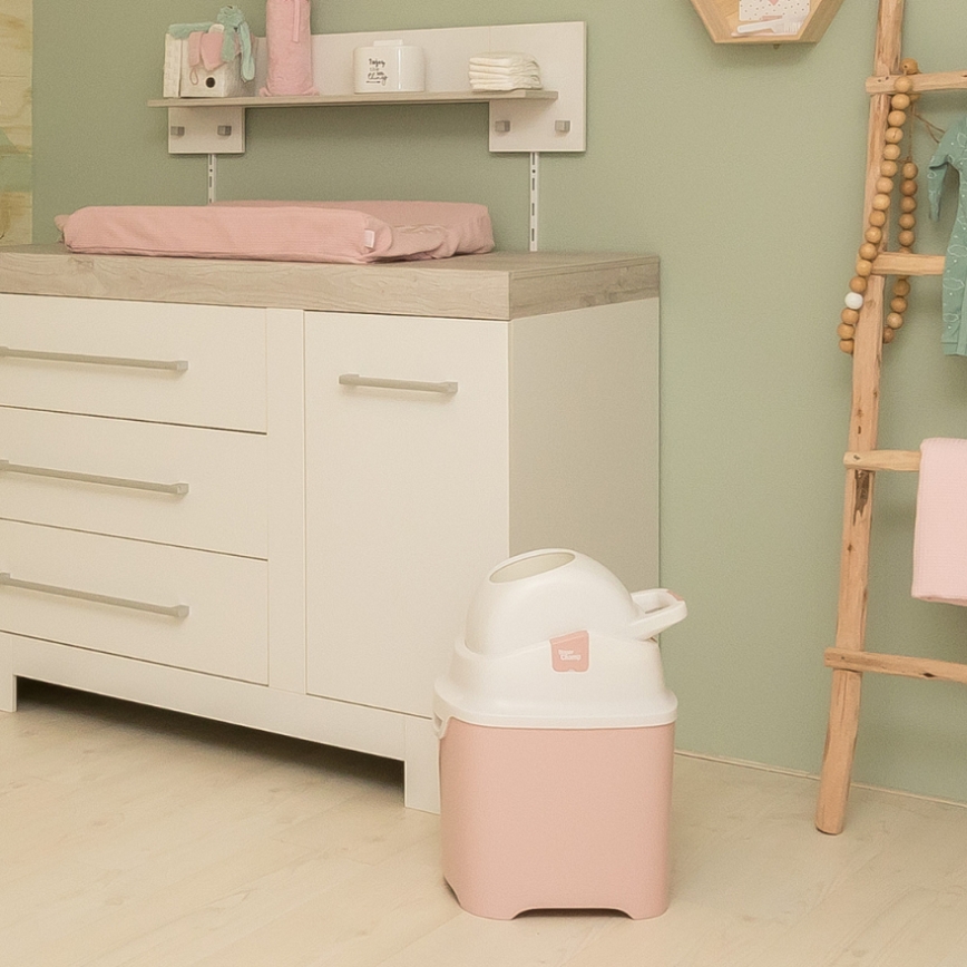 DiaperChamp - Papelera de pañales ONE rosa