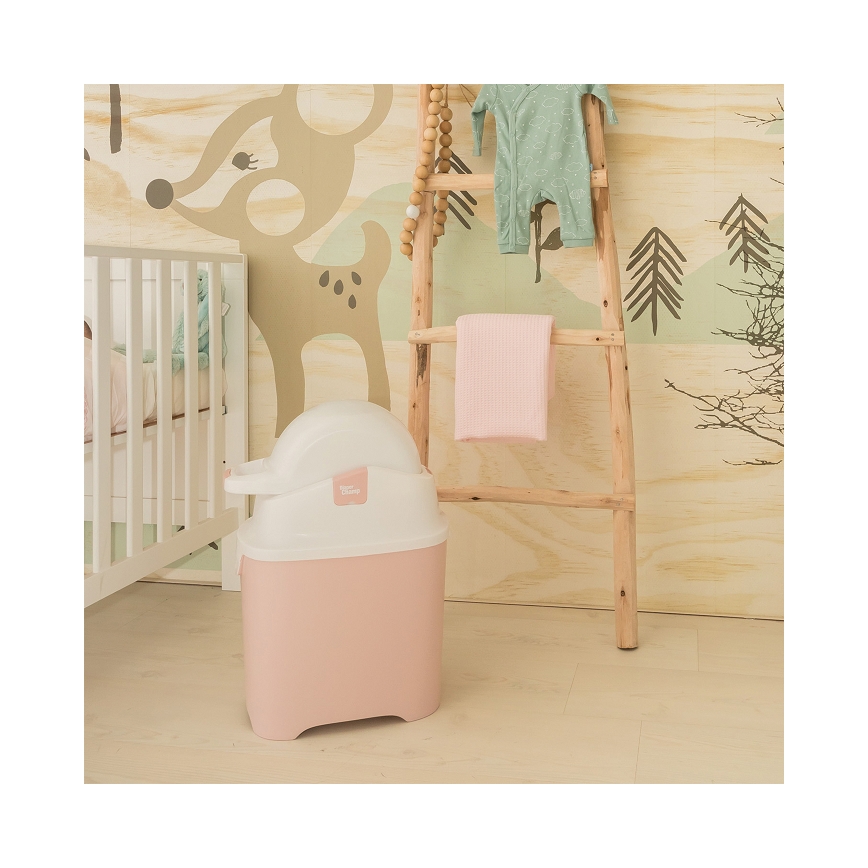 DiaperChamp - Papelera de pañales ONE rosa