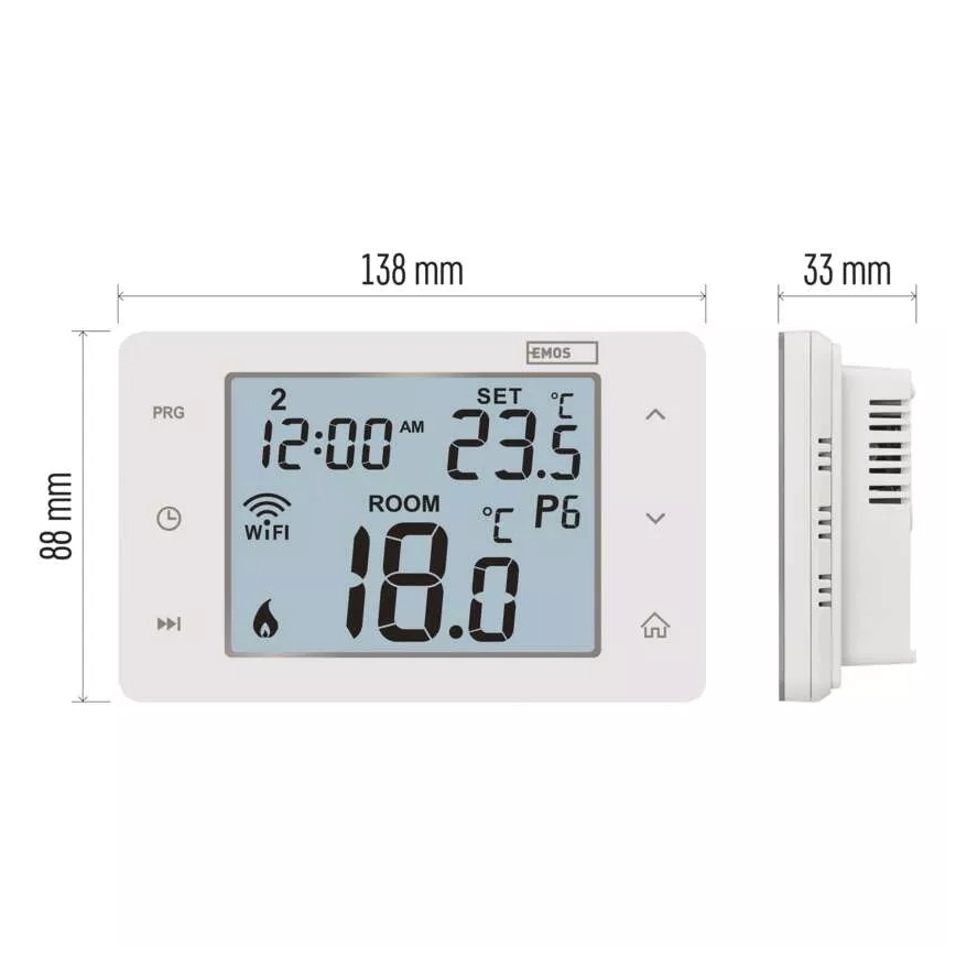 Digital termostato GoSmart 230V/6A
