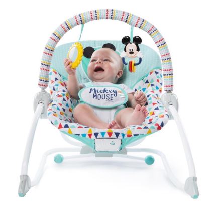 Disney Baby - Hamaca vibradora para bebés MICKEY MOUSE