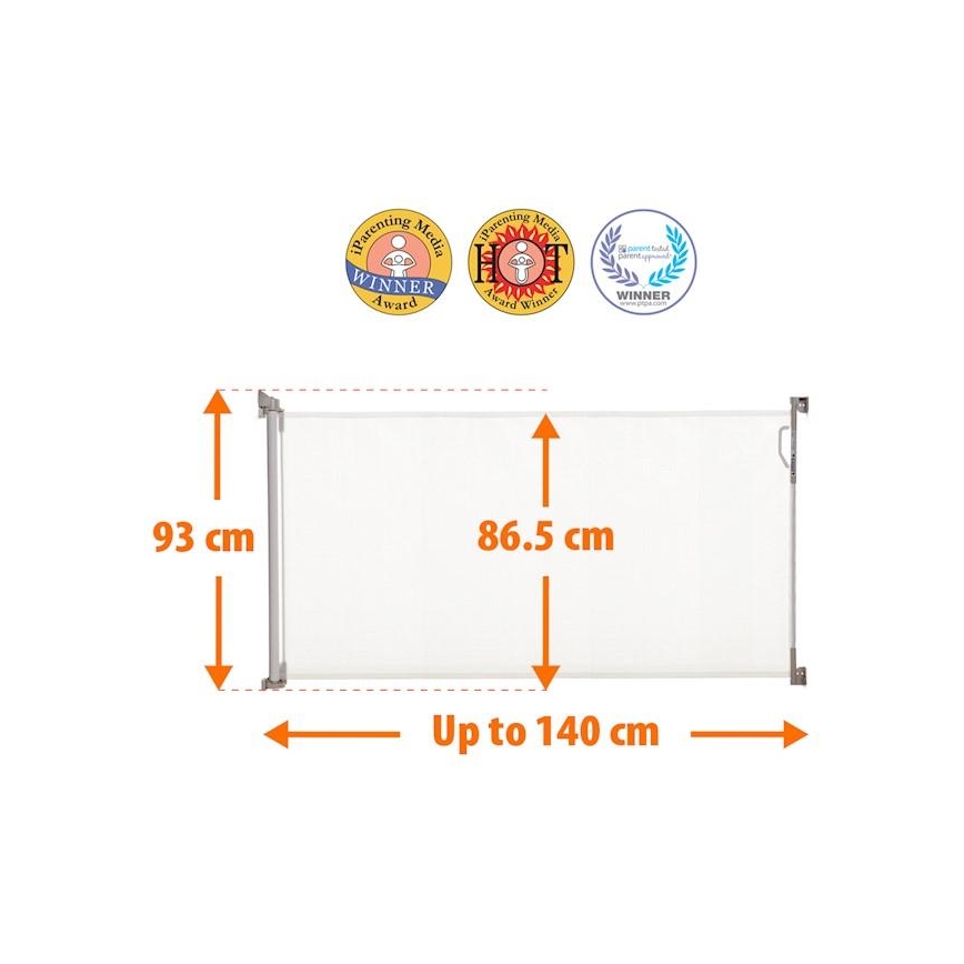 Dreambaby - Barrera de seguridad 0-140 cm