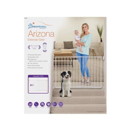 Dreambaby - Barrera de seguridad ARIZONA 68-112 cm