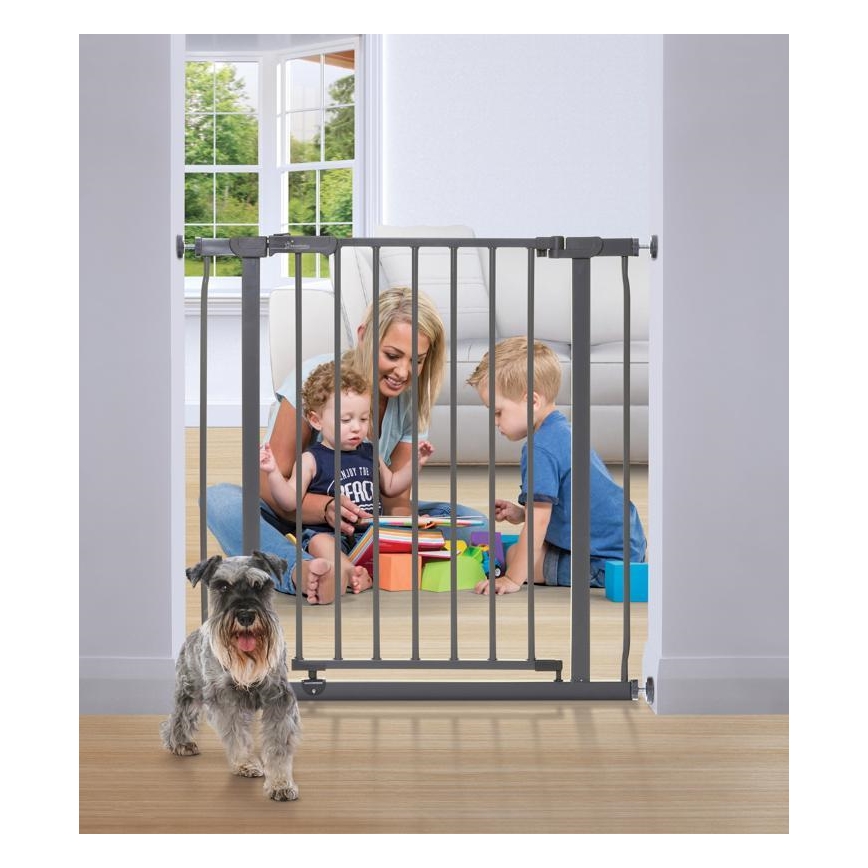 Dreambaby - Barrera de seguridad AVA 75-81 cm gris