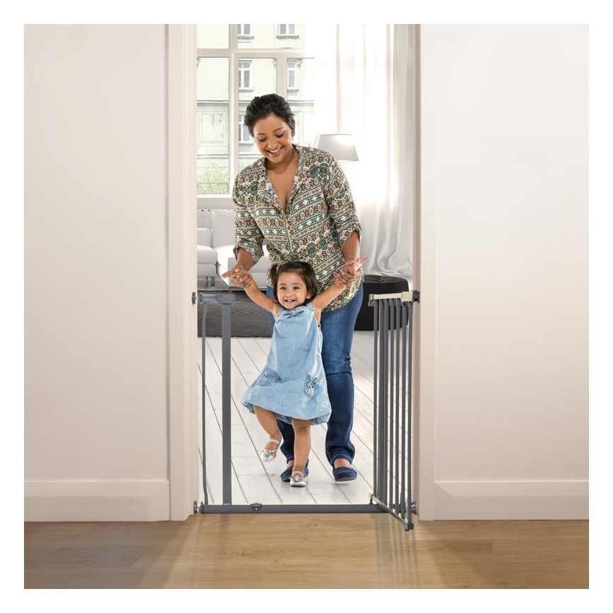 Dreambaby - Barrera de seguridad AVA 75-81 cm gris