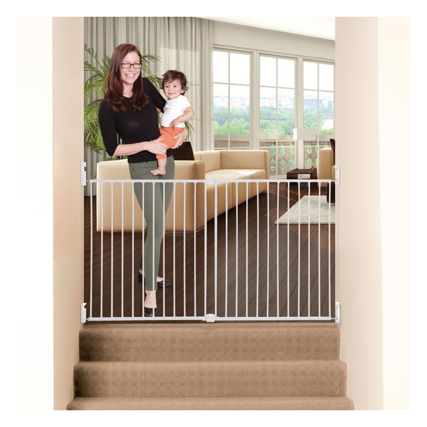 Dreambaby - Barrera de seguridad BROADWAY 76-134,5 cm blanco