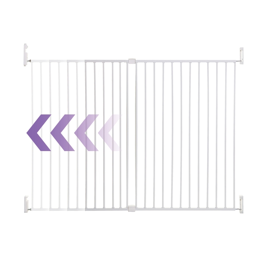 Dreambaby - Barrera de seguridad BROADWAY 76-134,5 cm blanco