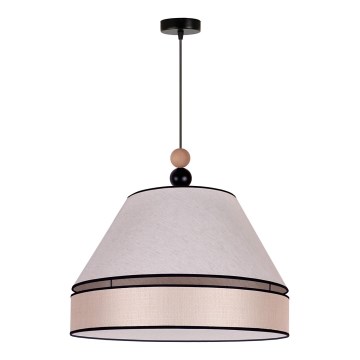 Duolla - Lámpara colgante AVIGNON 1xE27/15W/230V diá. 50 cm beige