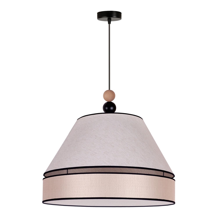 Duolla - Lámpara colgante AVIGNON 1xE27/15W/230V diá. 50 cm beige