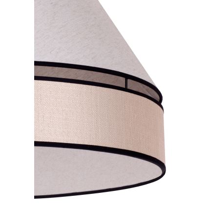 Duolla - Lámpara colgante AVIGNON 1xE27/15W/230V diá. 50 cm beige