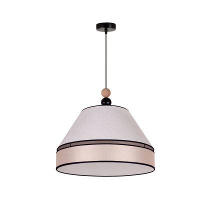 Duolla - Lámpara colgante AVIGNON 1xE27/15W/230V diá. 50 cm beige