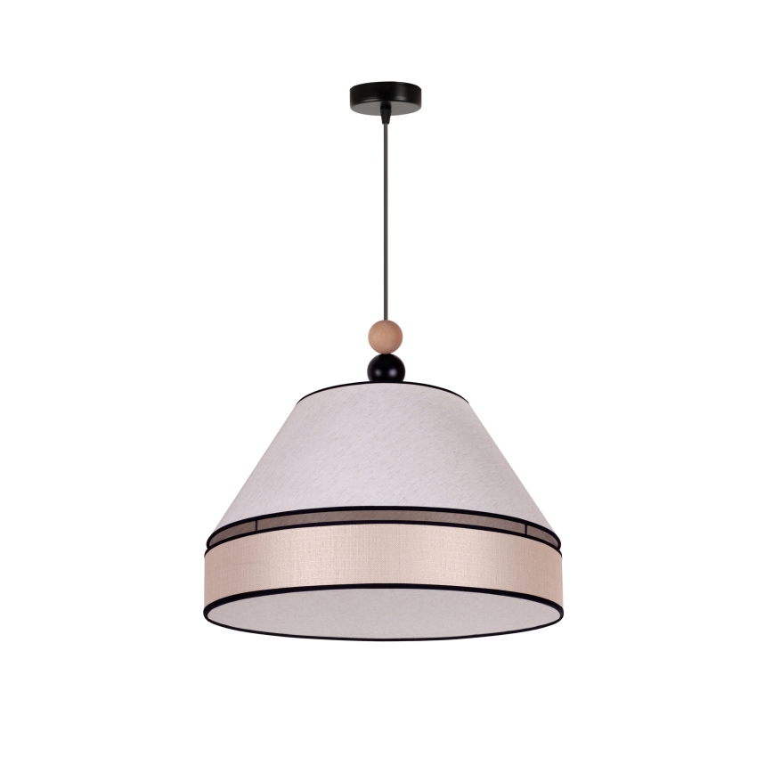 Duolla - Lámpara colgante AVIGNON 1xE27/15W/230V diá. 50 cm beige