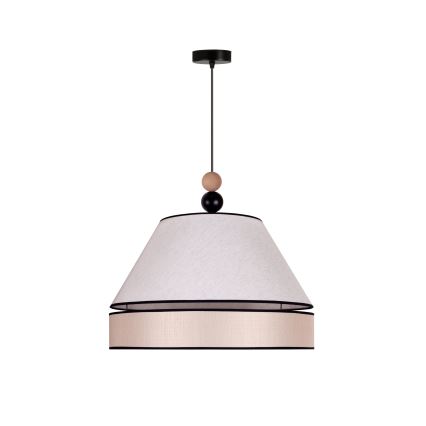 Duolla - Lámpara colgante AVIGNON 1xE27/15W/230V diá. 50 cm beige