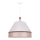 Duolla - Lámpara colgante AVIGNON 1xE27/15W/230V diá. 50 cm blanco/beige