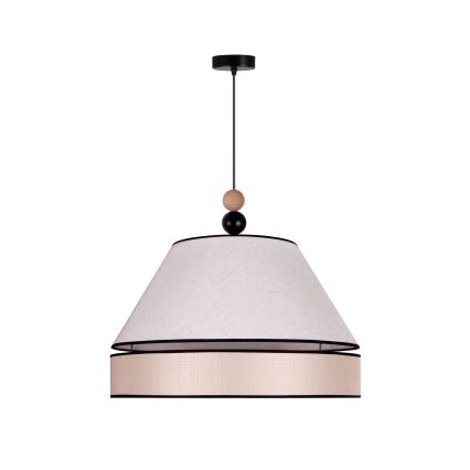 Duolla - Lámpara colgante AVIGNON 1xE27/15W/230V diá. 60 cm beige