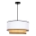 Duolla - Lámpara colgante BOHO 1xE27/15W/230V diá. 45 cm blanco/ratán