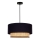 Duolla - Lámpara colgante BOHO 1xE27/15W/230V diá. 45 cm negro/ratán