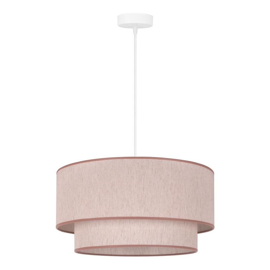 Duolla - Lámpara colgante BOHO 1xE27/40W/230V diá. 45 cm beige