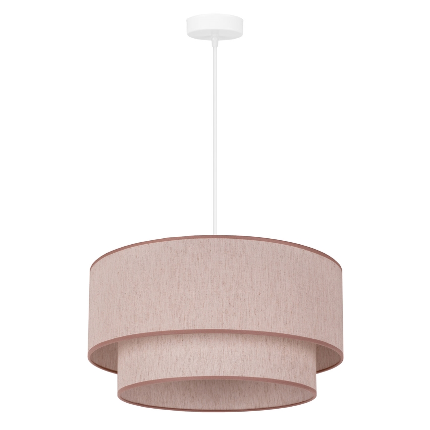 Duolla - Lámpara colgante BOHO 1xE27/40W/230V diá. 45 cm beige