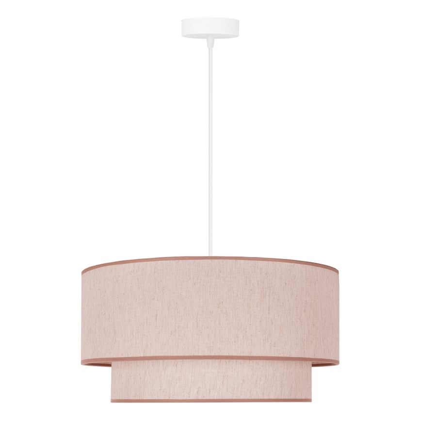 Duolla - Lámpara colgante BOHO 1xE27/40W/230V diá. 45 cm beige