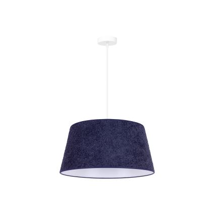 Duolla - Lámpara colgante BOUCLE 1xE27/15W/230V diá. 50 cm azul