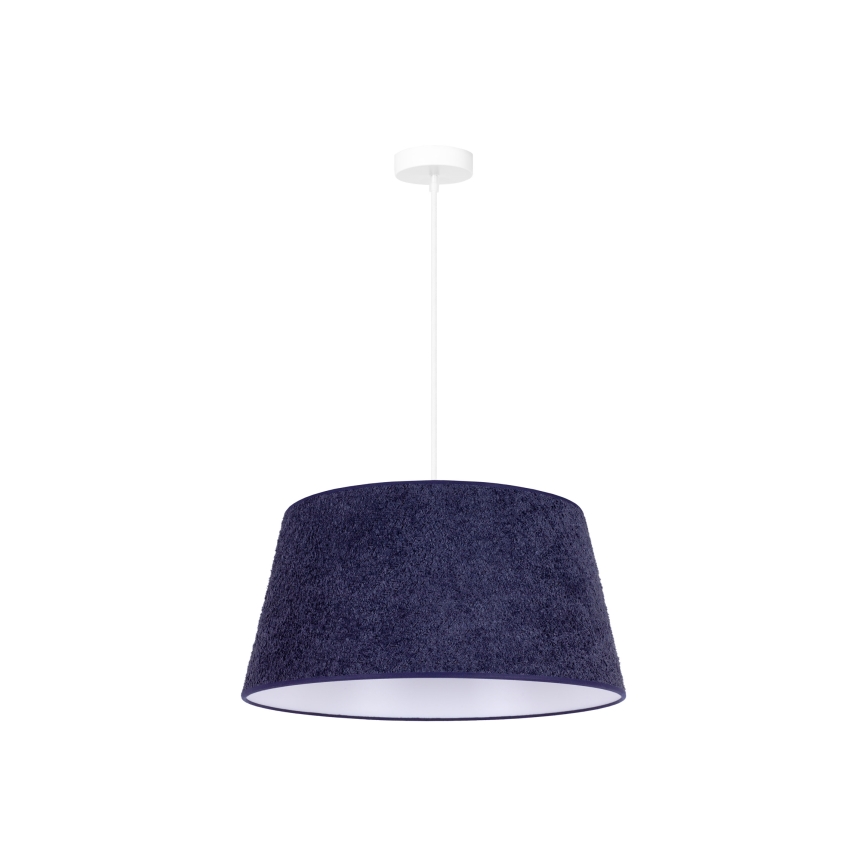 Duolla - Lámpara colgante BOUCLE 1xE27/15W/230V diá. 50 cm azul