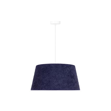 Duolla - Lámpara colgante BOUCLE 1xE27/15W/230V diá. 50 cm azul