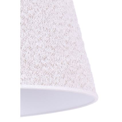 Duolla - Lámpara colgante BOUCLE 1xE27/15W/230V diá. 50 cm blanco