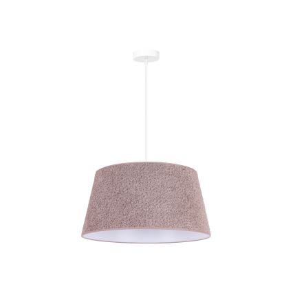 Duolla - Lámpara colgante BOUCLE 1xE27/15W/230V diá. 50 cm marrón