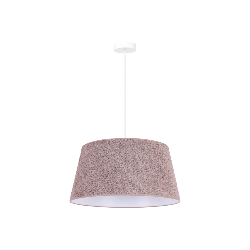 Duolla - Lámpara colgante BOUCLE 1xE27/15W/230V diá. 50 cm marrón