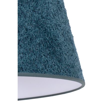 Duolla - Lámpara colgante BOUCLE 1xE27/15W/230V diá. 50 cm turquesa