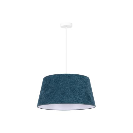 Duolla - Lámpara colgante BOUCLE 1xE27/15W/230V diá. 50 cm turquesa